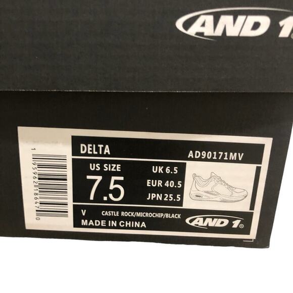 AND1 Delta Men’s Basketball Shoes Men’s Size 7.5 New With Box - Picture 9 of 9